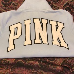 Light blue PINK sweatshirt